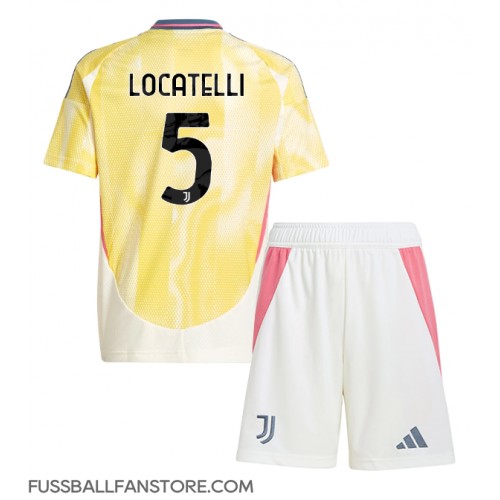 Juventus Manuel Locatelli #5 Replik Auswärtstrikot Kinder 2024-25 Kurzarm (+ Kurze Hosen) Juventus Manuel Locatelli #5 Replik Auswärtstrikot Kinder 2024-25 Kurzarm (+ Kurze Hosen)